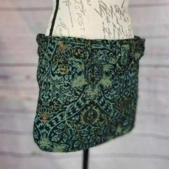 Free Peole On-The Go Jaquard Mini Skirt -6 - Picture 7 of 7